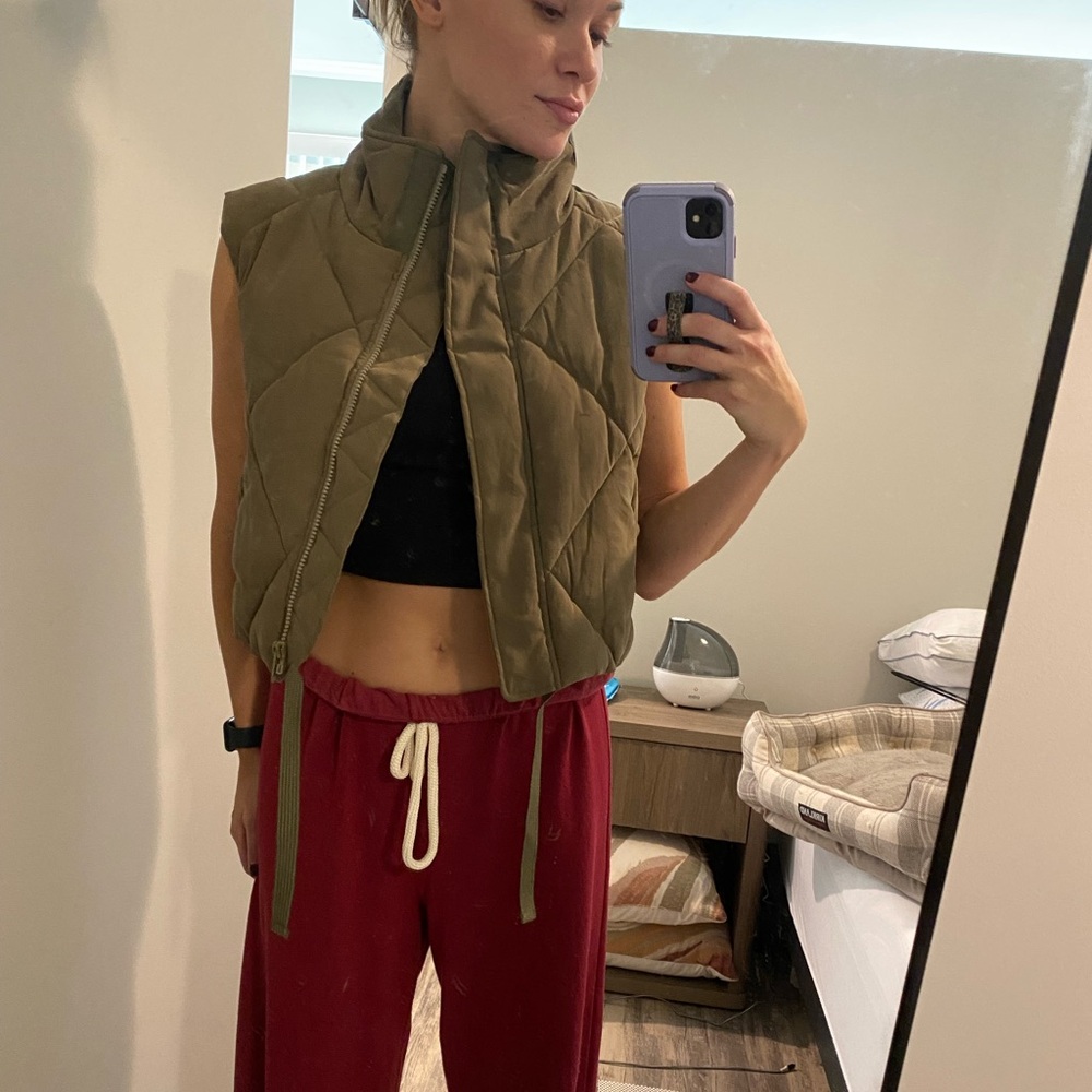 Free people movement quilted vest